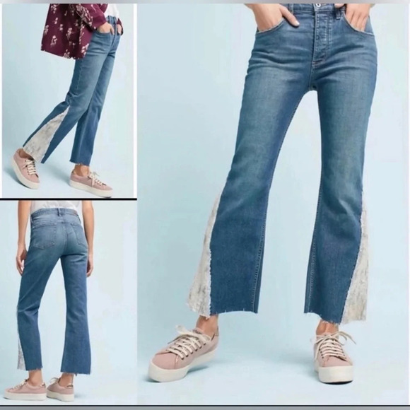 Anthropologie Denim - Anthropologie Pilcro The Letterpress Women's 26 High Rise Sequin Flare Jeans
